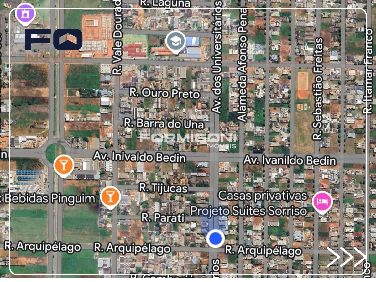 Lote 288 m² na Av. Universitário no Bairro em Santa Clara, Sorriso/MT