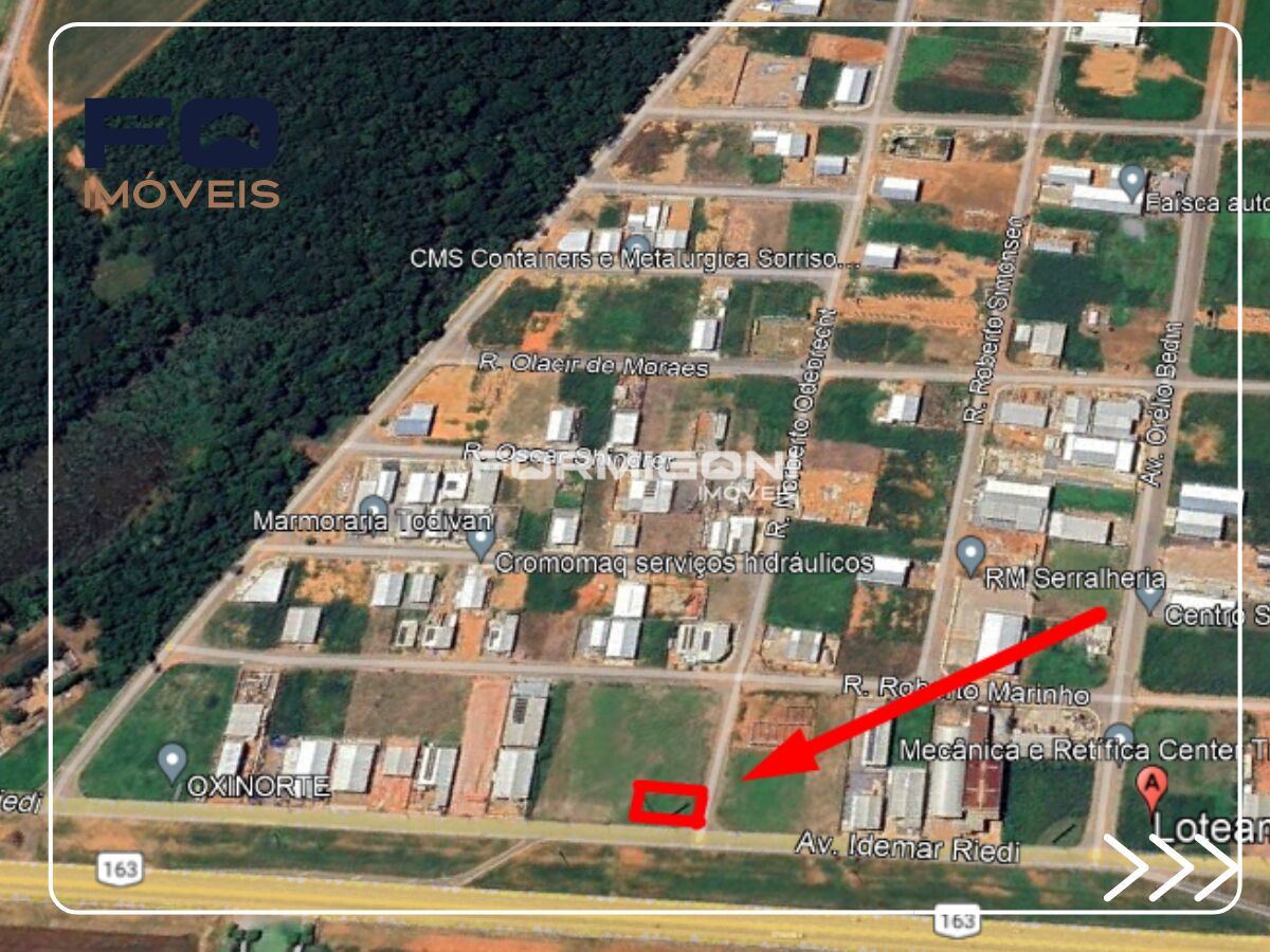 Terreno Lote em Industrial e Comercial Eldorado - 1ª Etapa, Sorriso/MT